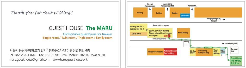 Maru Guesthouse Seoul Station Exterior foto